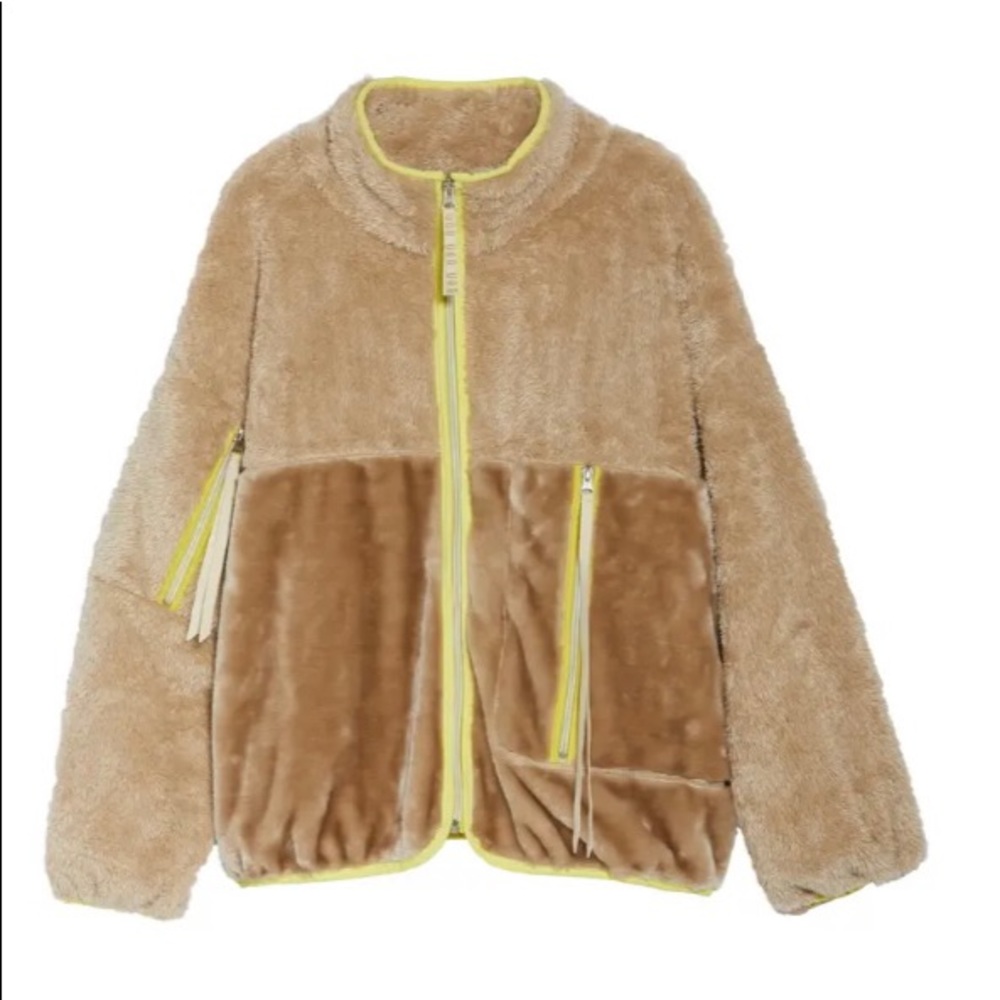 UGG Tan & Yellow Teddy Jacket